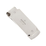 Gucci Sterling Silver Engraved Logo Money Clip
