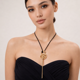 Boucheron Kaa Snake 18k Yellow Gold Serpent Necklace 0003243