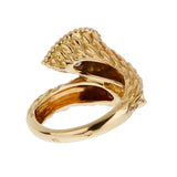 Boucheron Serpent Bohème Vintage Diamond Toi et Moi Cocktail Ring 18k Yellow Gold 0004067