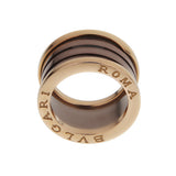 Bvlgari B.zero1 18K Rose Gold Ceramic Band Ring Sz 5 0004172