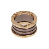 Bvlgari B.zero1 18K Rose Gold Ceramic Band Ring Sz 5 0004172