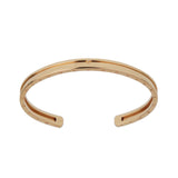 Bvlgari B.Zero1 18k Rose Gold Cuff Bangle Bracelet Sz Medium 0004008