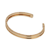 Bvlgari B.Zero1 18k Rose Gold Cuff Bangle Bracelet Sz Medium 0004008