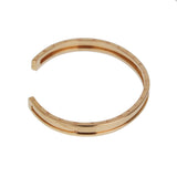 Bvlgari B.Zero1 18k Rose Gold Cuff Bangle Bracelet Sz Medium 0004008