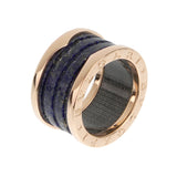 Bvlgari B.zero1 4-Band Ring 18K Rose Gold Lapis Lazuli 0004103
