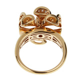 Bvlgari Divas' Dream 18k Rose Gold Diamond Cocktail Ring 0003557