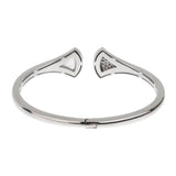 Bvlgari Divas Dream Diamond Mother of Pearl White Gold Cuff Bangle 0003528