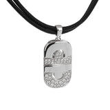 Bvlgari Parentesi 18k White Gold Diamond Pendant Necklace 0003654