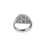 Bvlgari Serpenti Seduttori Emerald Diamond White Gold Ring Sz 6 1/2 1gu8rgyhd747