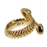 Bvlgari Spiga Tourmaline Peridot Yellow Gold Cocktail Ring 0003511