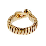 Bvlgari Tubogas Toi et Moi Ring Peridot & Pink Tourmaline 18k Yellow Gold 0004022