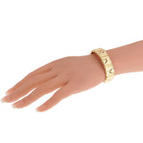 Bvlgari Vintage 18k Yellow Gold Cuff Bangle Bracelet 0003579