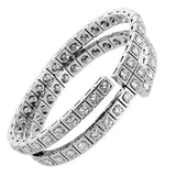 Cartier Diamond White Gold Wrap Bracelet 0003405