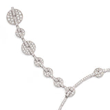 Cartier Himalia Diamond Drop Necklace in 18k White Gold 8fgh487hca