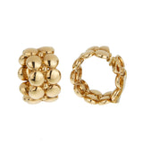 Cartier Honeymoon Hoop Clip On 18k Yellow Gold Earrings 0003978
