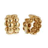 Cartier Honeymoon Hoop Clip On 18k Yellow Gold Earrings 0003978