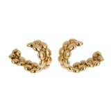 Cartier Honeymoon Hoop Clip On 18k Yellow Gold Earrings 0003978