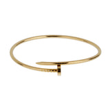 Cartier Juste un Clou 18K Yellow Gold Small Model Bangle Bracelet, Size 18 0003964