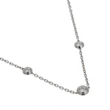 Cartier Léger d'Amour Diamond Station Necklace 18k White Gold 0004030