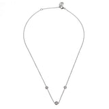 Cartier Léger d'Amour Diamond Station Necklace 18k White Gold 0004030