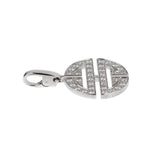 Cartier Longevity Diamond Charm 18K White Gold Pendant Necklace