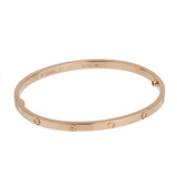 Cartier Love 18K Rose Gold Small Model Bracelet, Size 17 0003949