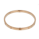 Cartier Love 18K Rose Gold Small Model Bracelet, Size 17 0003949