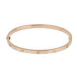 Cartier Love 18K Rose Gold Small Model Bracelet, Size 17 0003949
