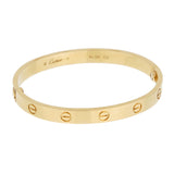 Cartier Love Bracelet Classic 18k Yellow Gold Sz 17 0003958