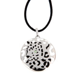 Cartier Panthère 18K White Gold Lacquer Pendant Necklace 0003997