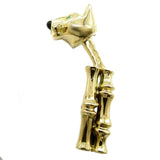 Cartier Panthere Bamboo Vintage Yellow Gold Cufflinks 0003459