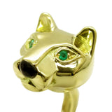 Cartier Panthere Bamboo Vintage Yellow Gold Cufflinks 0003459