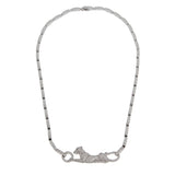 Cartier Panthere Diamond 18K White Gold Pendant Necklace 0003976