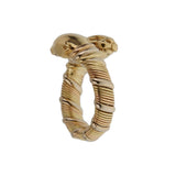 Cartier Panthere Double Head Vintage 18K Gold Ring 1dfd395iac