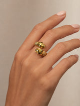 Cartier Panthere Double Head Vintage 18K Gold Ring 1dfd395iac