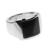 Cartier Santos White Gold Hawks Eye Cocktail Ring 0003571