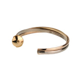 Cartier Trinity Medium Hoop Earrings 18K Tri-Color Gold — Vintage, 1 1/4" 0004133