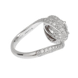 Cartier Trinity Ruban Platinum Diamond Engagement Ring Sz 5 1/4 0003968