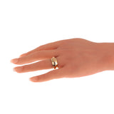 Cartier Trinity Secret 18K Gold Vintage Ring Sz 53