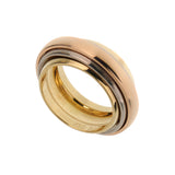 Cartier Trinity Secret 18K Gold Vintage Ring Sz 53