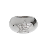 Chanel Bombe Comete Diamond Cocktail Ring 18k White Gold 0004075
