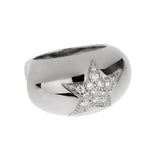 Chanel Bombe Comete Diamond Cocktail Ring 18k White Gold 0004075