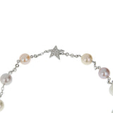 Chanel Camellia & Comete Motif Pearl Diamond White Gold Necklace 0003507