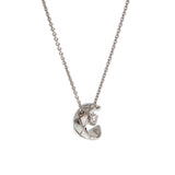 Chanel Coco Crush 18k White Gold Diamond Pendant Necklace 0004013