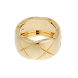Chanel Coco Crush 18k Yellow Gold Large Ring Sz 6 J10574 0004012