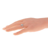 Chanel Fil de Camelia Diamond Ring 18K White Gold Sz 5 1srep38458c