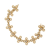 Chanel Vintage 18k Yellow Gold Diamond Link Bracelet 0003980