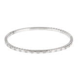 Chopard Ice Cube Diamond Bangle Bracelet 18k White Gold 0003943