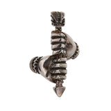 Gucci Anger Forrest Aged Sterling Silver Arrow Ring Sz 7 1/2 0003760