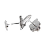 Gucci Feline Head Aged Sterling Silver Cufflinks 0003838